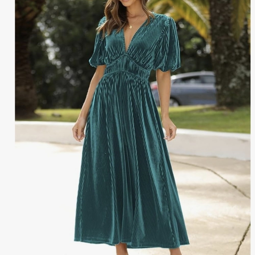 Womens Velvet Dress (M)